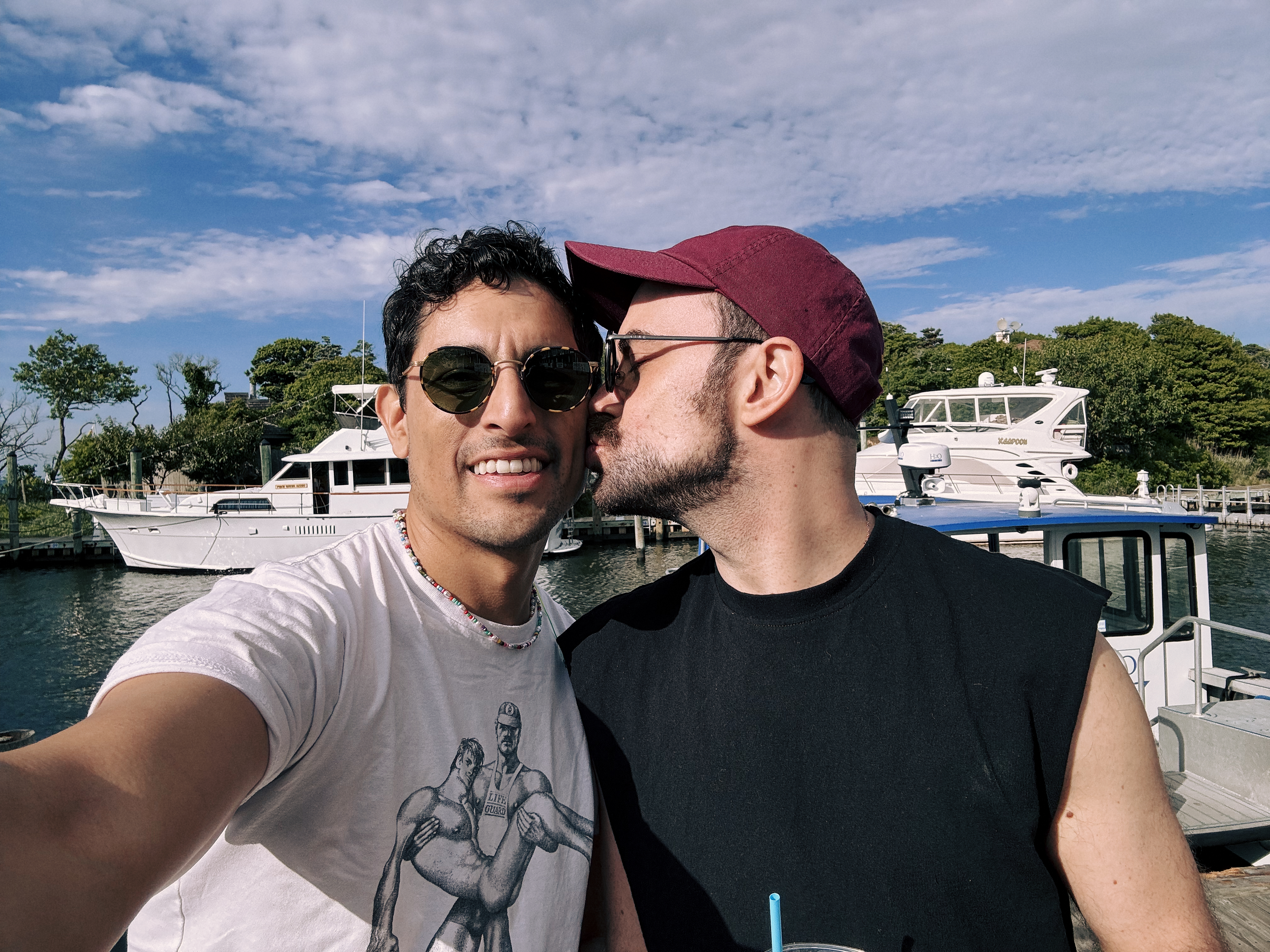 Alex & Cesar at Fire Island